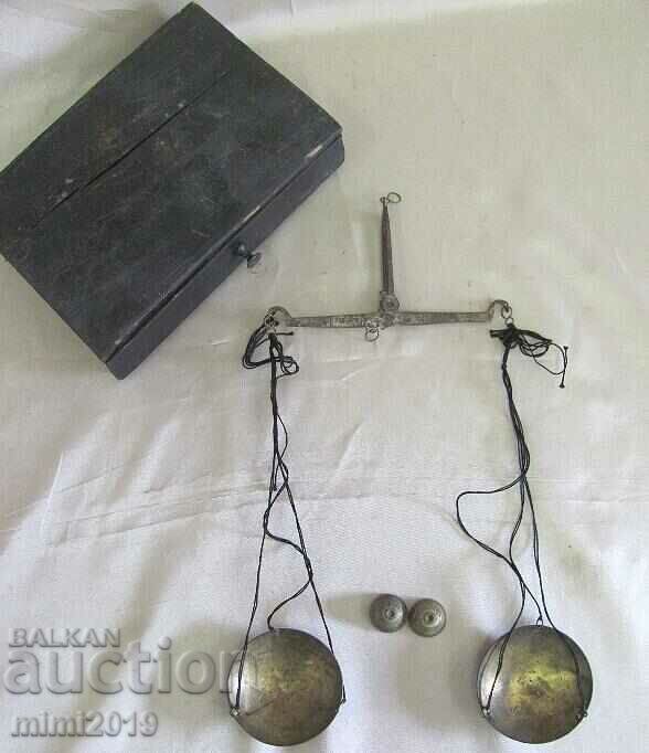 Δημοπρασία Ισλαμικές Οθωμανικές Μίνι Ζυγαριές Αποθηκάριου 18ου αιώνα