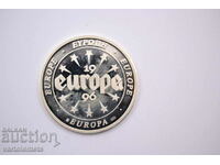 Сребро 10 евро Франция 1996 г 20 гр. 999 пр.