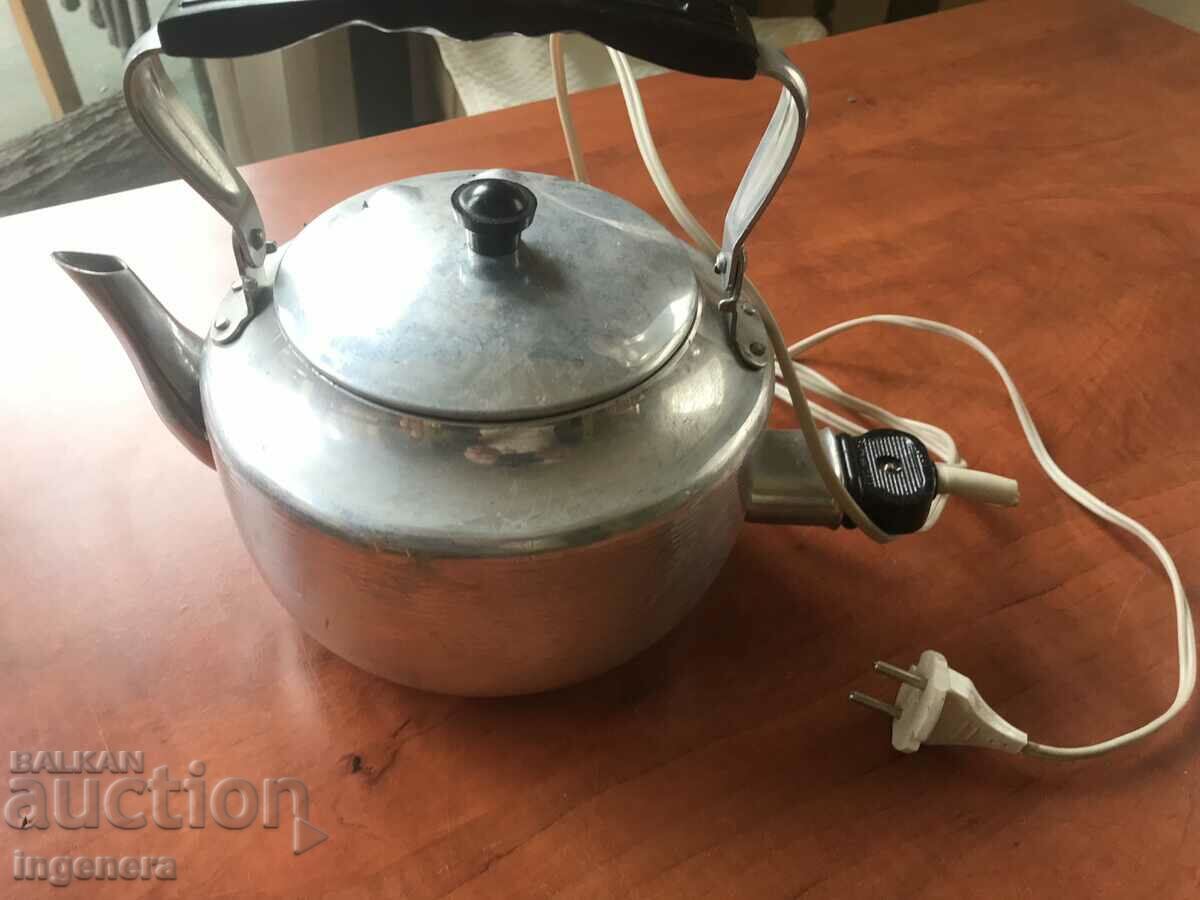 METAL KETTLE 1983 NEW WITH USSR CORD - 6 METAL KETTLE 1983 NEW WITH USSR CORD - 6