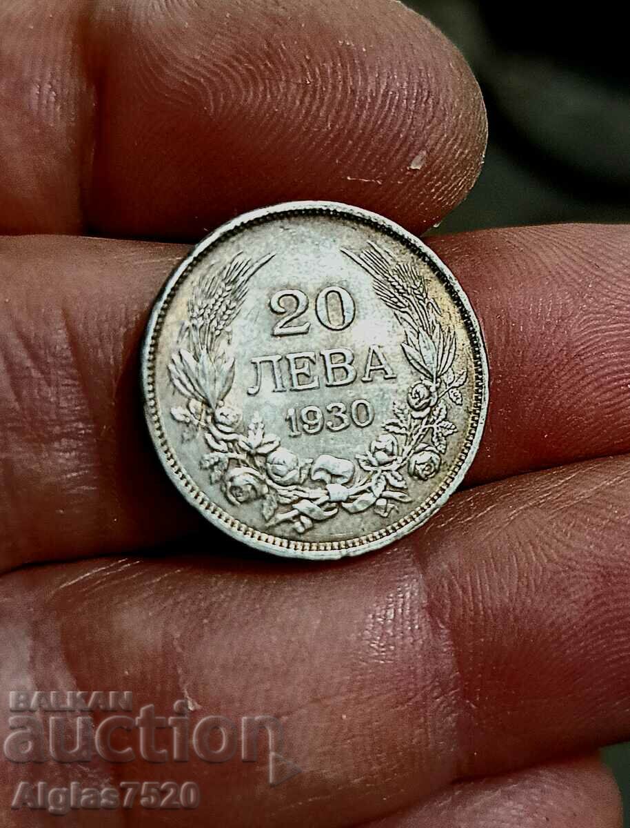 20 BGN 1930/silver/