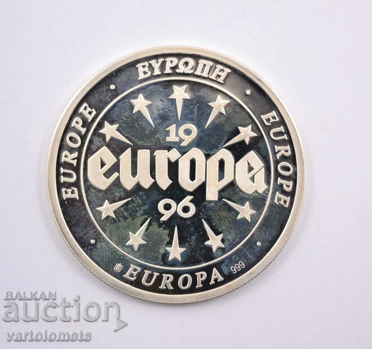 Argint 10 euro Grecia 1996 20,2 g 999 pr.
