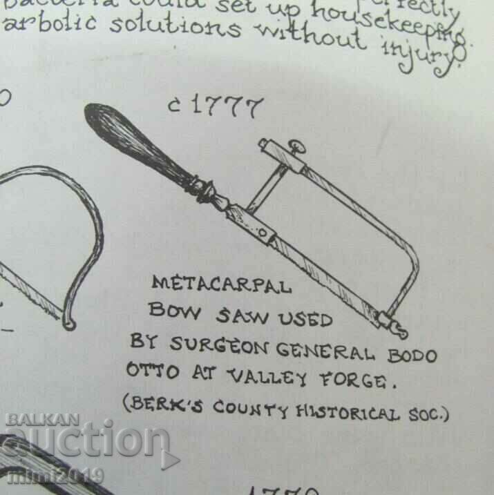 18th century 1777 Metacarpal Bow Saw USED with price 250.00 BGN | € 127.82 18th century 1777 Metacarpal Bow Saw USED with price 250.00 BGN | € 127.82