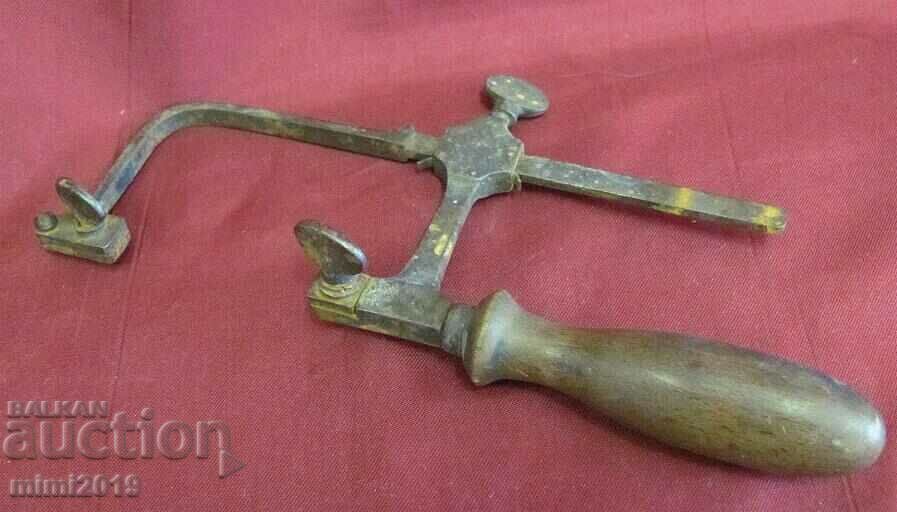 Auction 18th century 1777 Metacarpal Bow Saw USED Auction 18th century 1777 Metacarpal Bow Saw USED