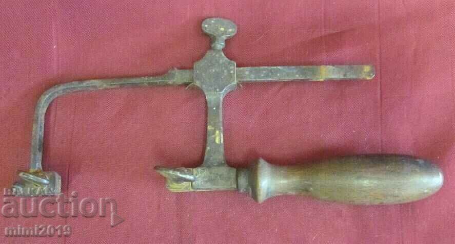 18th century 1777 Metacarpal Bow Saw USED - 6 18th century 1777 Metacarpal Bow Saw USED - 6