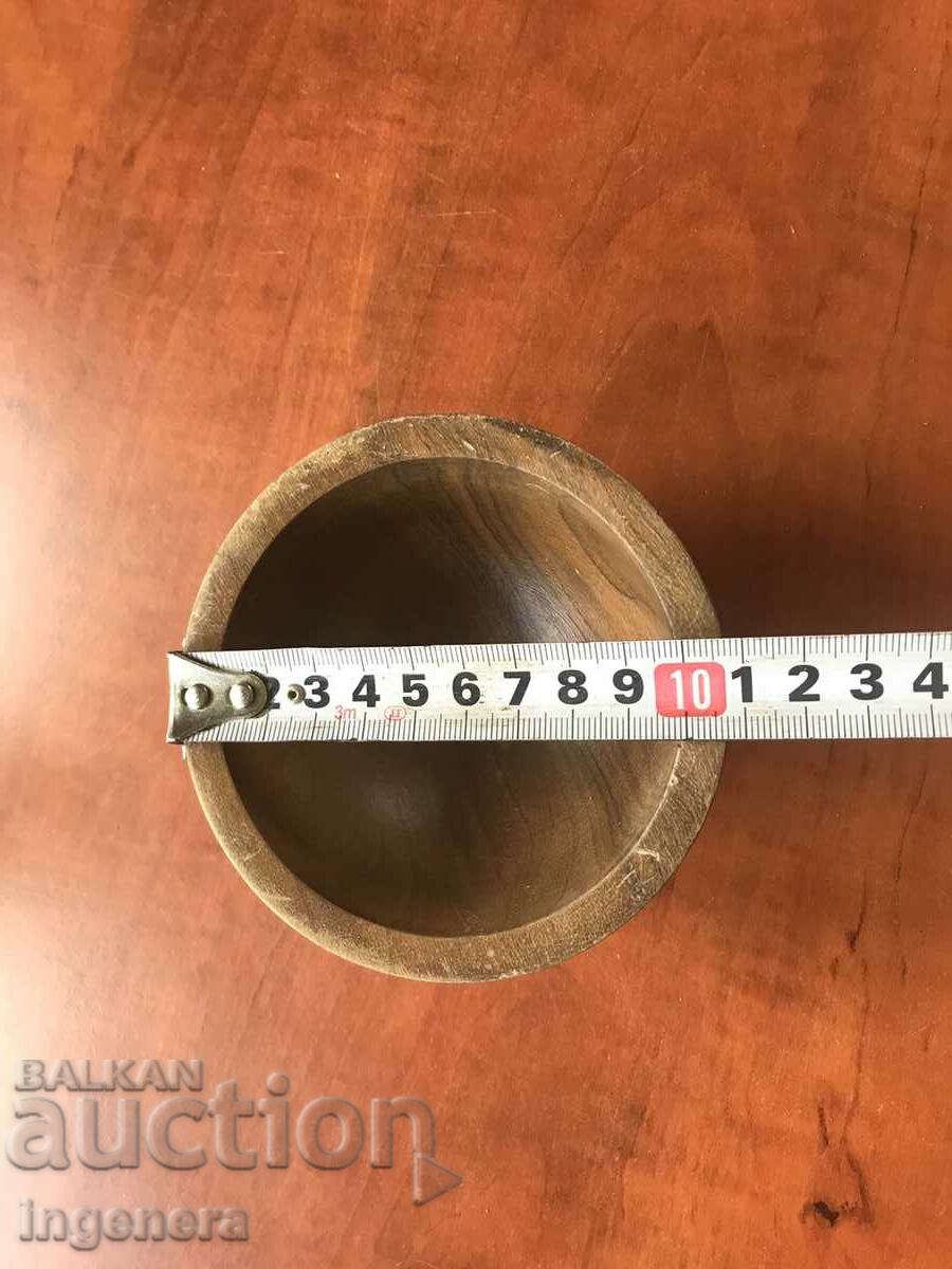 BOWL CARVED WALNUT SOLID - 5 BOWL CARVED WALNUT SOLID - 5