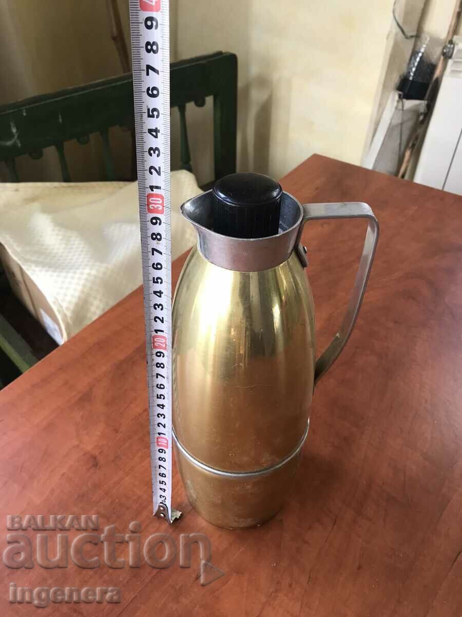 THERMOCANA POT METAL THERMOS FOR BRANDY 1 LITER with price 11.00 BGN | € 5.62 THERMOCANA POT METAL THERMOS FOR BRANDY 1 LITER with price 11.00 BGN | € 5.62