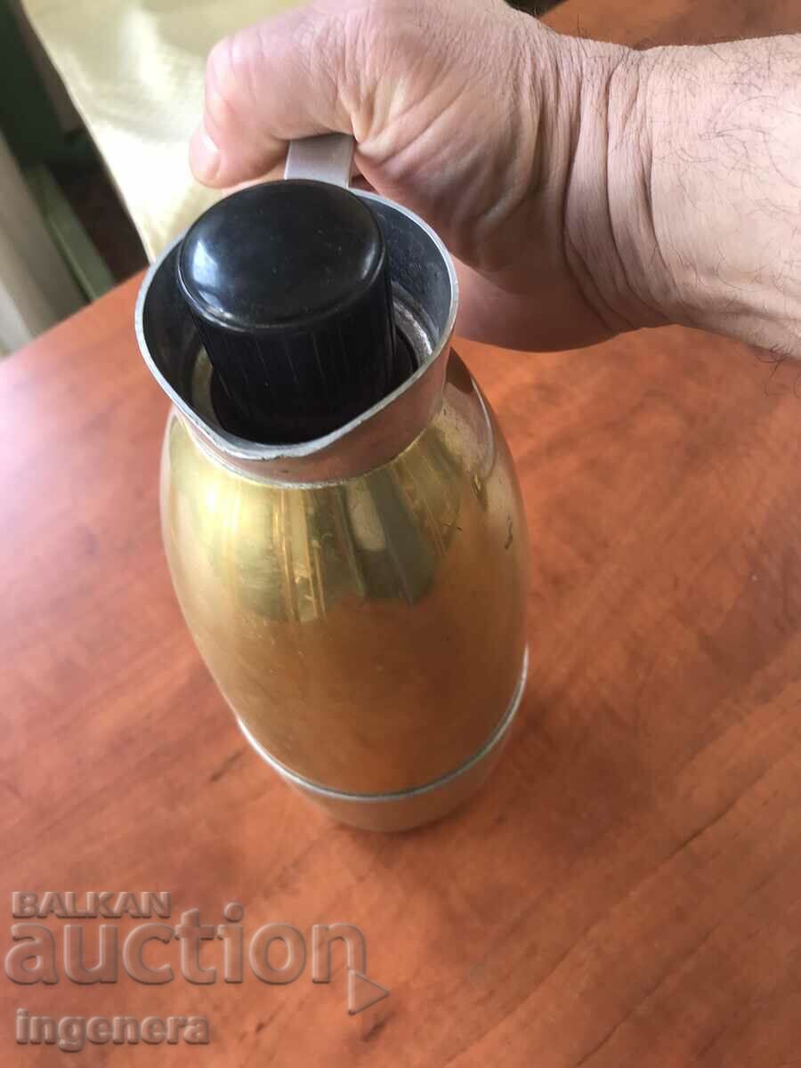 THERMOCANA POT METAL THERMOS FOR BRANDY 1 LITER - 6 THERMOCANA POT METAL THERMOS FOR BRANDY 1 LITER - 6