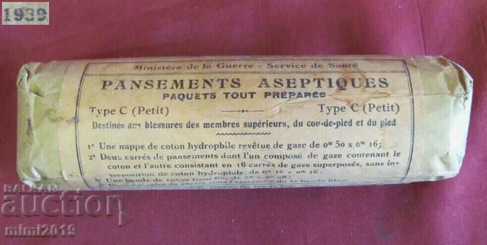 Second World War 1939 Personal Dressing Package France - 7 Second World War 1939 Personal Dressing Package France - 7