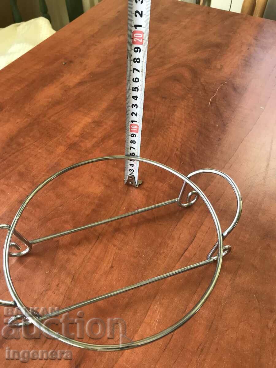 Auction STAND PLATE KITCHEN STAND METAL-CZECHOSLOVAKIA Auction STAND PLATE KITCHEN STAND METAL-CZECHOSLOVAKIA