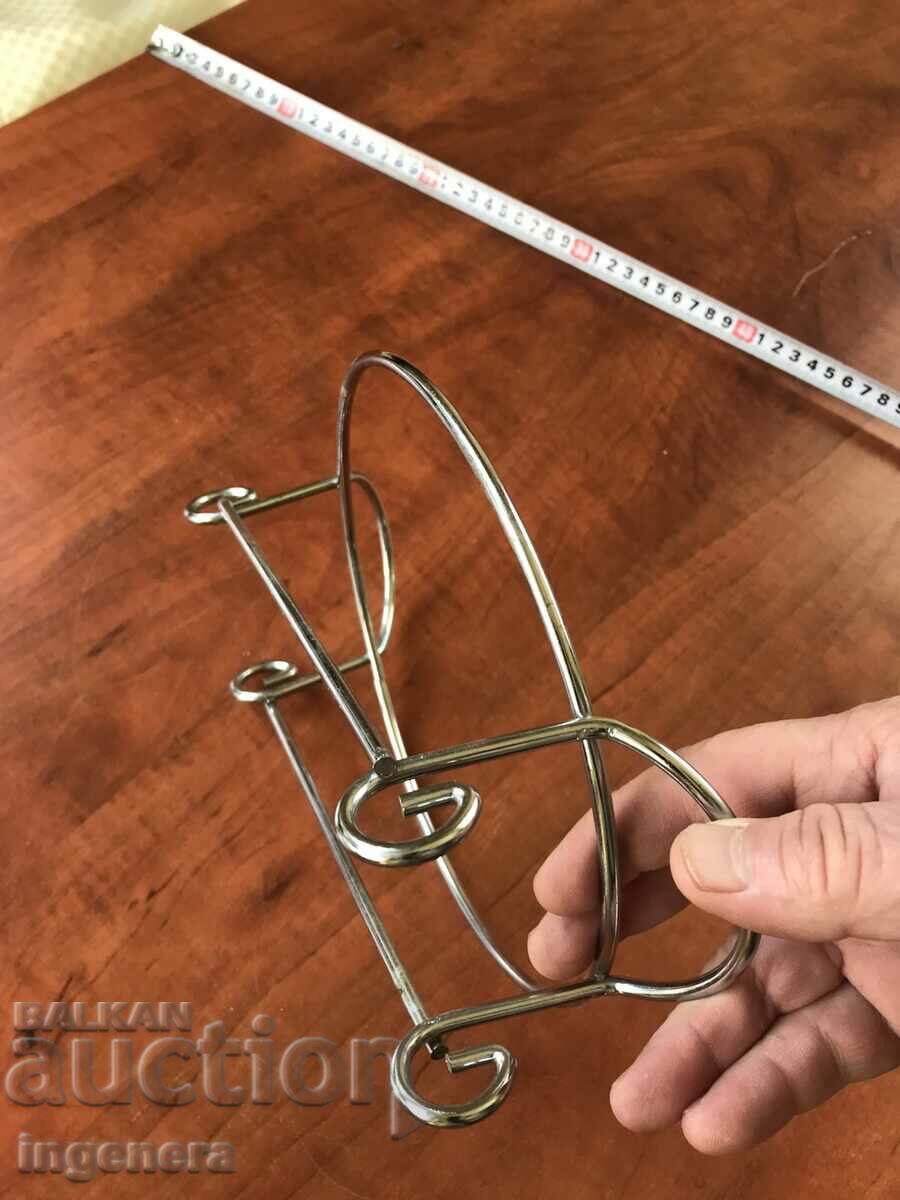 STAND PLATE KITCHEN STAND METAL-CZECHOSLOVAKIA - 5 STAND PLATE KITCHEN STAND METAL-CZECHOSLOVAKIA - 5