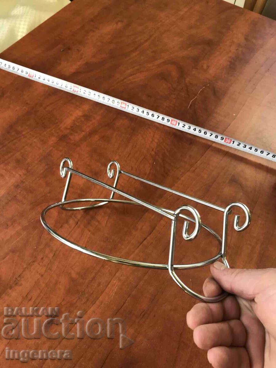 STAND PLATE KITCHEN STAND METAL-CZECHOSLOVAKIA - 6 STAND PLATE KITCHEN STAND METAL-CZECHOSLOVAKIA - 6