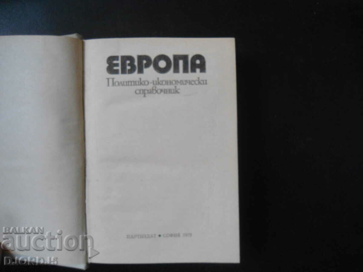 Auction EUROPE, Political and Economic Directory Auction EUROPE, Political and Economic Directory