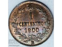 1 centesimo 1900 Italia Umberto I UNC - pentru colectare
