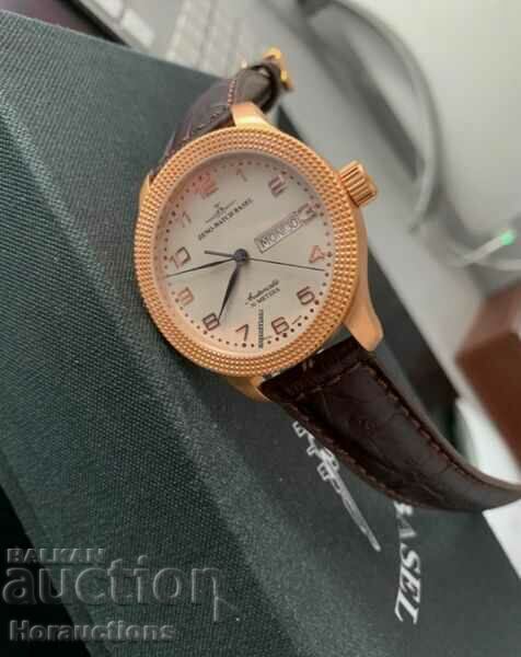 ZENO-WATCH BASEL Clou de Paris Automatic IP Rose Gold cu preț 1725.00 BGN | € 881.98 ZENO-WATCH BASEL Clou de Paris Automatic IP Rose Gold cu preț 1725.00 BGN | € 881.98