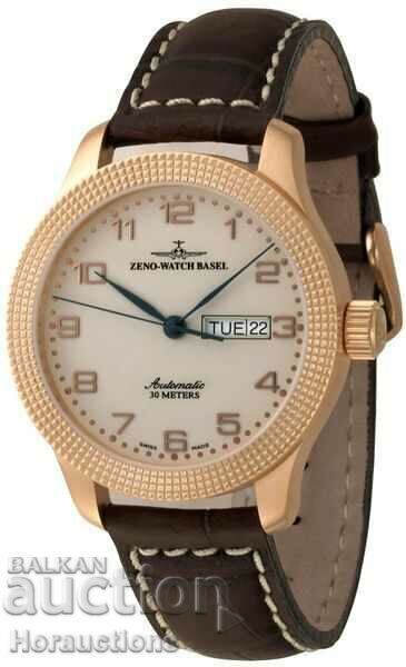 ZENO-WATCH BASEL Clou de Paris Automatic IP Rose Gold