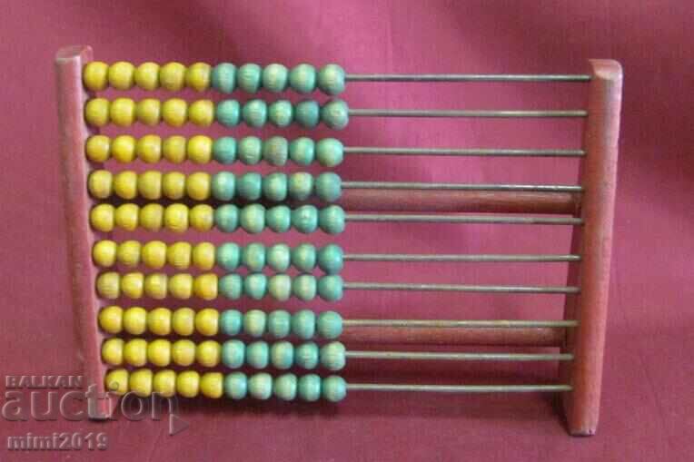 secolul al XIX-lea 2 buc. Abac din lemn și tabla de scris - 5 secolul al XIX-lea 2 buc. Abac din lemn și tabla de scris - 5