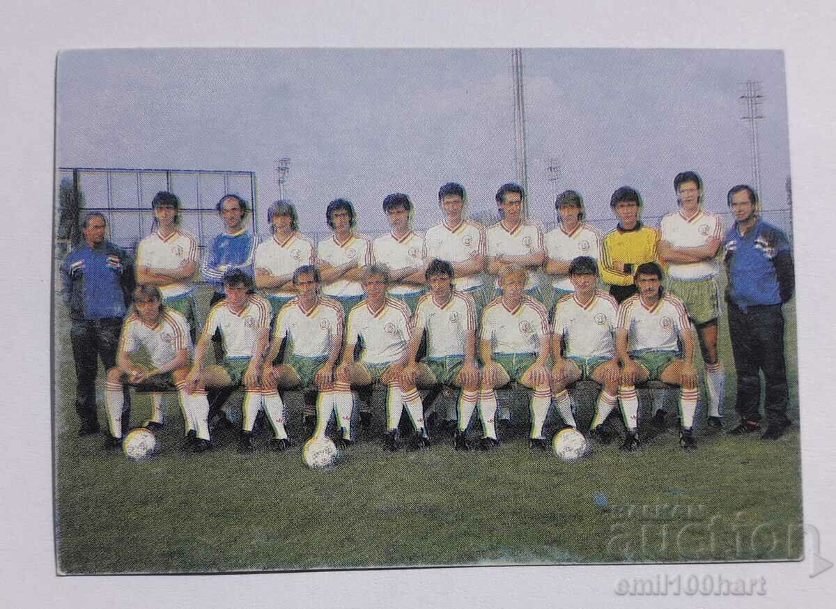 Calendar 1989 Echipa națională de fotbal