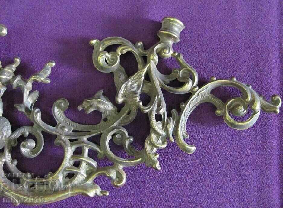 Δημοπρασία Πρωτότυπο μπρούτζινο επίχρυσο διάκοσμο μπαρόκ του 18ου αιώνα Δημοπρασία Πρωτότυπο μπρούτζινο επίχρυσο διάκοσμο μπαρόκ του 18ου αιώνα