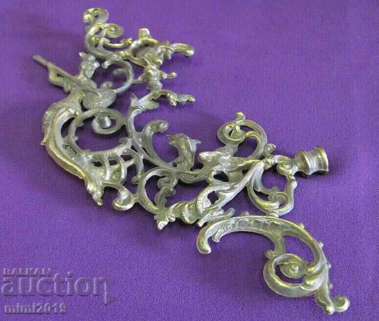 Πρωτότυπο μπρούτζινο επίχρυσο διάκοσμο μπαρόκ του 18ου αιώνα - 5 Πρωτότυπο μπρούτζινο επίχρυσο διάκοσμο μπαρόκ του 18ου αιώνα - 5