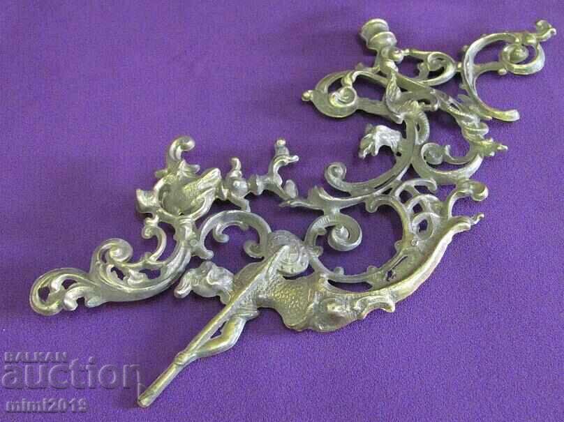 Πρωτότυπο μπρούτζινο επίχρυσο διάκοσμο μπαρόκ του 18ου αιώνα - 6 Πρωτότυπο μπρούτζινο επίχρυσο διάκοσμο μπαρόκ του 18ου αιώνα - 6