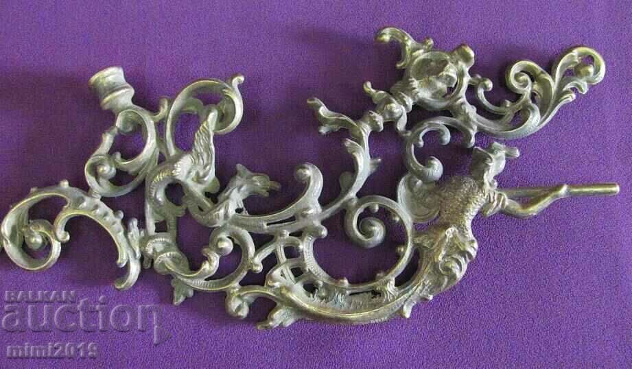 Πρωτότυπο μπρούτζινο επίχρυσο διάκοσμο μπαρόκ του 18ου αιώνα - 7 Πρωτότυπο μπρούτζινο επίχρυσο διάκοσμο μπαρόκ του 18ου αιώνα - 7