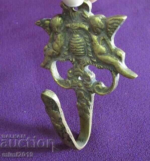 19th century Bronze Hanger with Figures of Angels - 5 19th century Bronze Hanger with Figures of Angels - 5