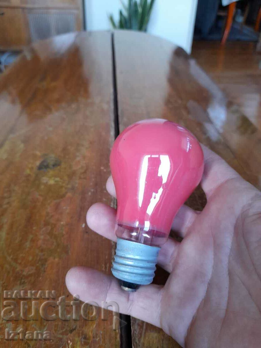 Old electric color bulb with price 12.00 BGN | € 6.14 Old electric color bulb with price 12.00 BGN | € 6.14