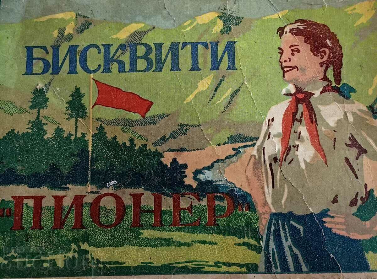 CAPAC CUTIE PIONEER DE PISCUIȚI SOC ANTICIPURI RARI cu preț 25.00 BGN | € 12.78 CAPAC CUTIE PIONEER DE PISCUIȚI SOC ANTICIPURI RARI cu preț 25.00 BGN | € 12.78