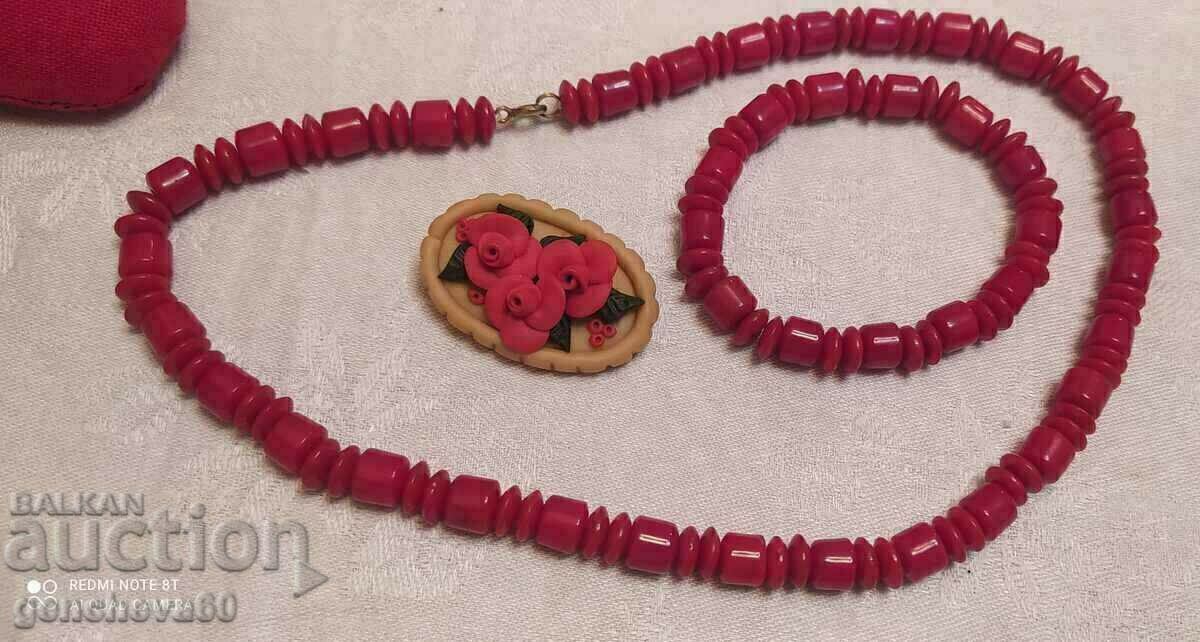 Vintage κολιέ και βραχιόλι από κόκκινο κοράλλι - 6 Vintage κολιέ και βραχιόλι από κόκκινο κοράλλι - 6