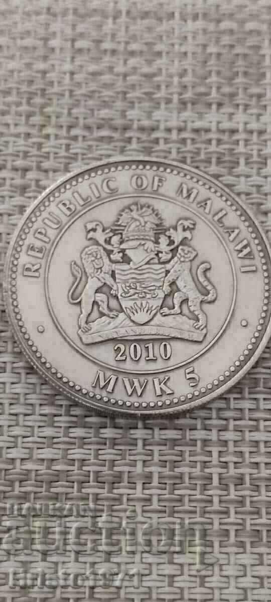 5 Kwacha 2010 Malawi 5 Kwacha 2010 Malawi
