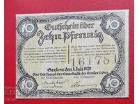 Banknote-Germany-Brandenburg-Zelow-10 Pfennig 1920