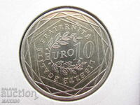 Десет евро 2002 година сребро