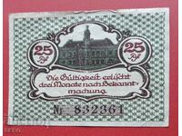 Bancnota-Germania-Saxonia-Magdeburg-25 Pfennig 1920