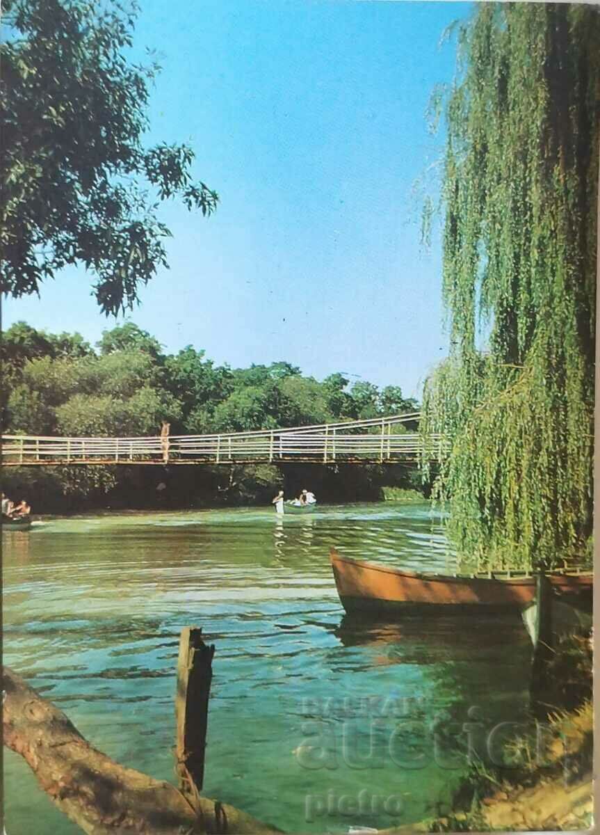 Carte poștală Bulgaria. 1981 RÂUL KAMCHIYA Rivière Kamt.