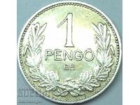 Ungaria 1 Pengo 1938 argint
