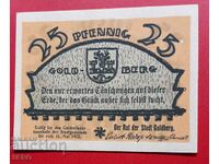 Τραπεζογραμμάτιο-Γερμανία-Μέκλενμπουργκ-Pomerania-Goldberg-25 pf.1922