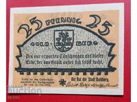 Bancnota-Germania-Mecklenburg-Pomerania-Goldberg-25 pf.1922