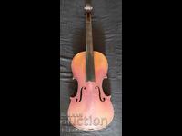 An old, unused violin