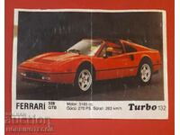 POZA TURBO TURBO N 132 FERRARI 328 GTB