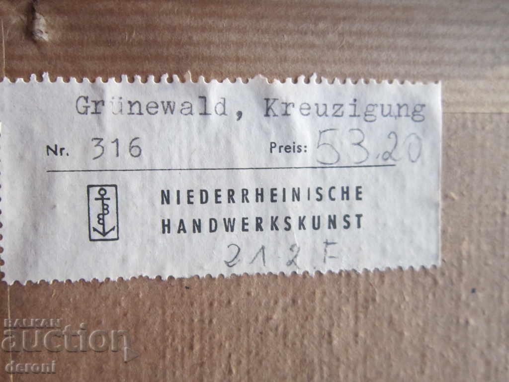 Стара картина Разпятието на Христос - 5