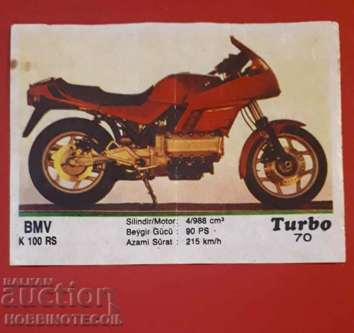 PICTURE TURBO TURBO N 70 BMW K 100 RS