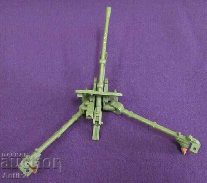 Old Children's Toy Military Cannon - 5