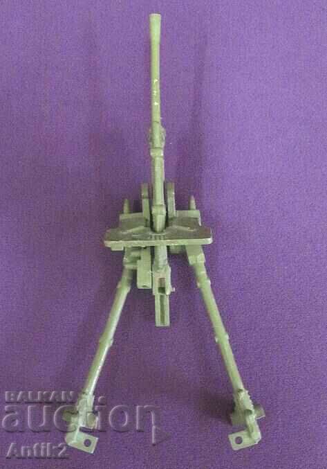 Old Children's Toy Military Cannon - 6
