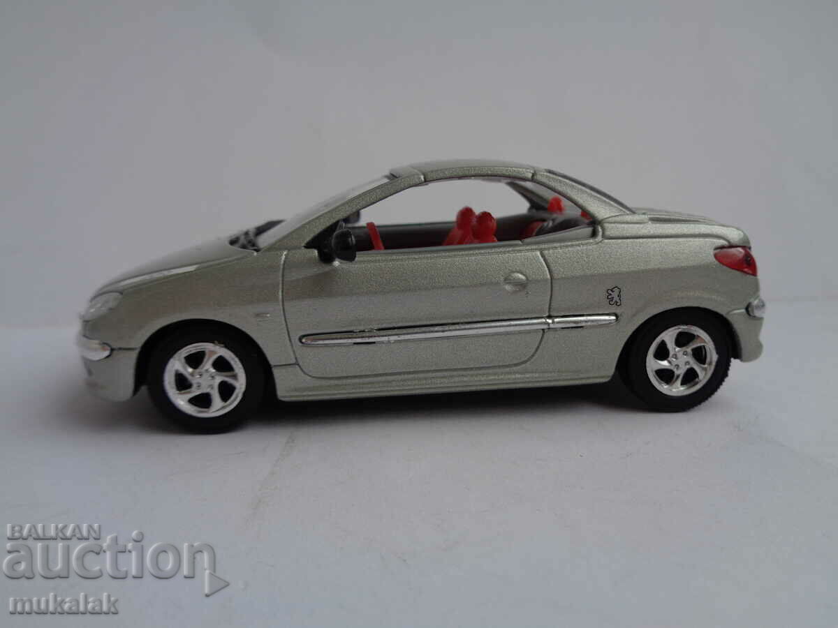1:43 SOLIDO PEUGEOT 206 TROLLEY TOY MODEL