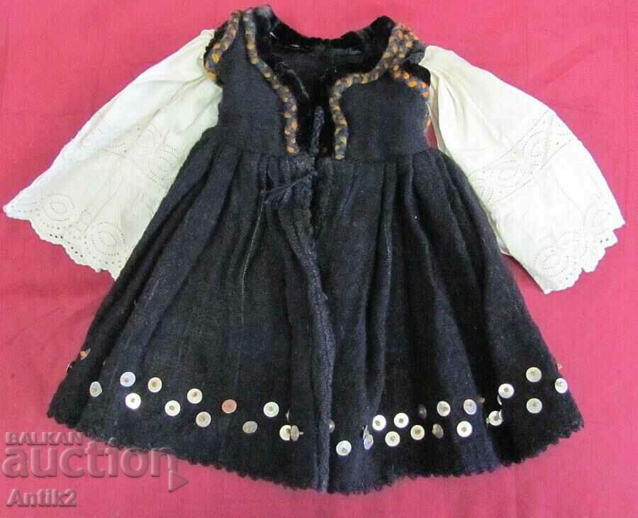 Λαϊκή φορεσιά κούκλας 19ου αιώνα