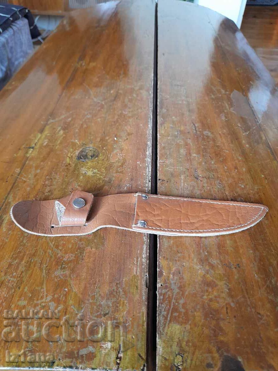 Old leather knife sheath