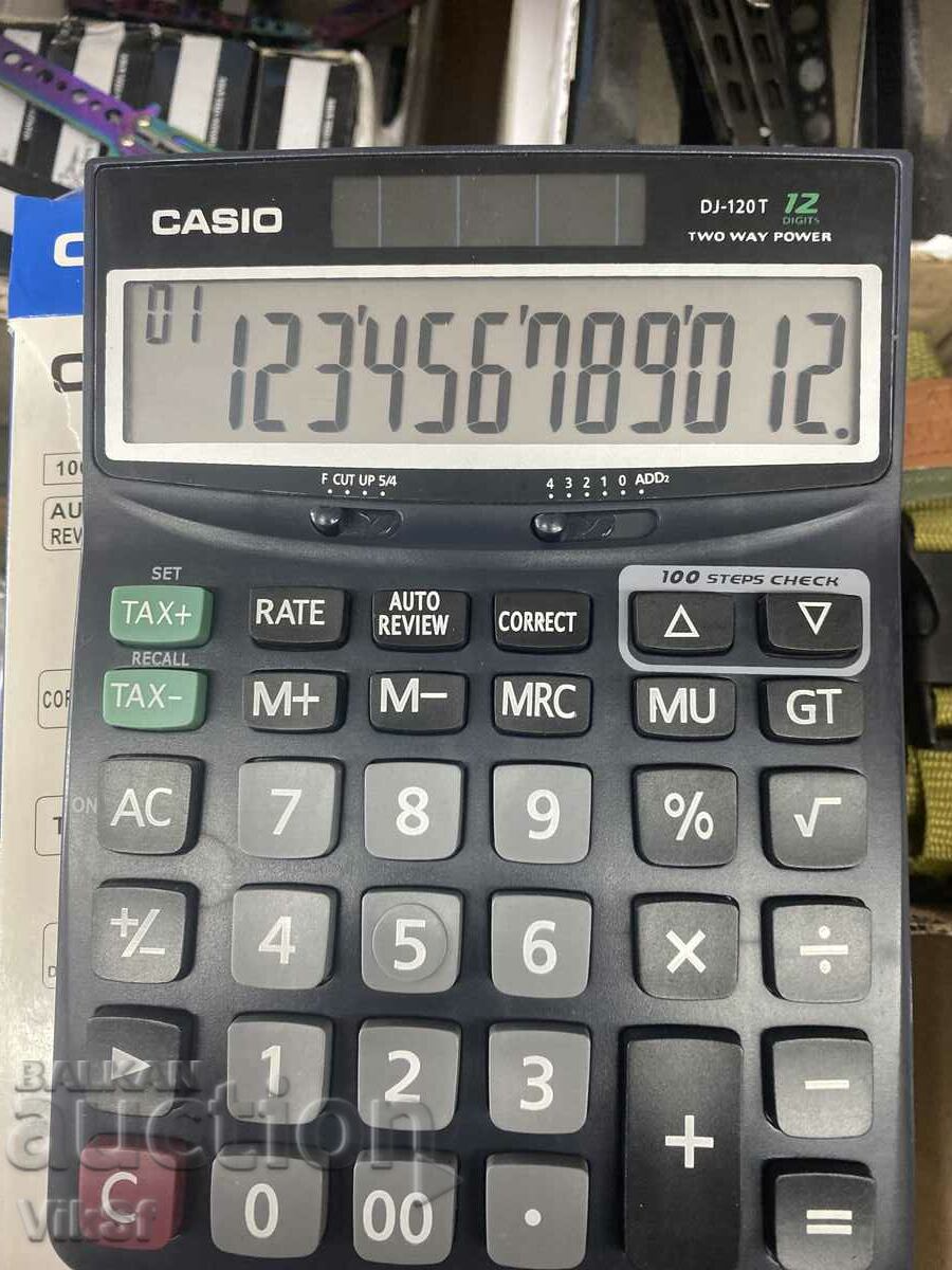 Calculator DJ 120 CASIO cu preț 13.00 BGN | € 6.65 Calculator DJ 120 CASIO cu preț 13.00 BGN | € 6.65