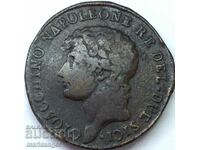 Murat Napoleon 2 boabe 1810 Italia 29mm 11.67g bronz