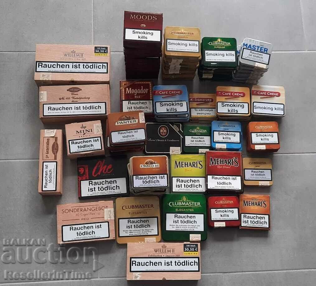 Lot of 79 cigar boxes