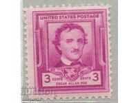 1949. USA. 100 years since the death of Edgar Allan Poe.